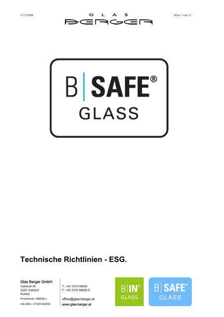 GEBOGENES ESG - Glas Berger GmbH