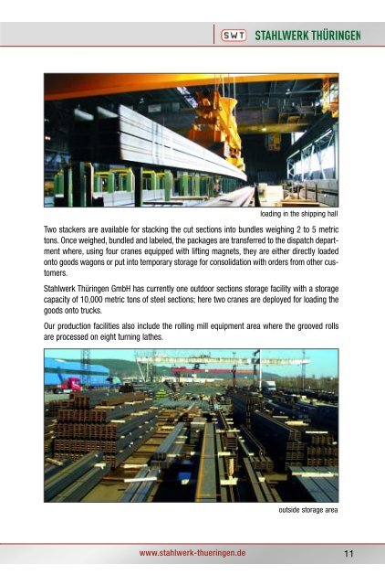 Stahlwerk Thüringen GmbH a modern steel production site with ...
