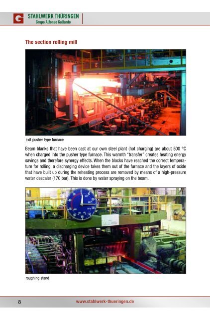 Stahlwerk Thüringen GmbH a modern steel production site with ...