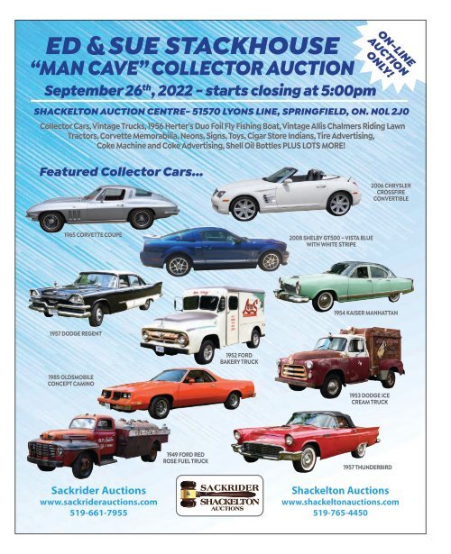 The Woodbridge Advertiser/Auction Lists.ca - 2022-09-12