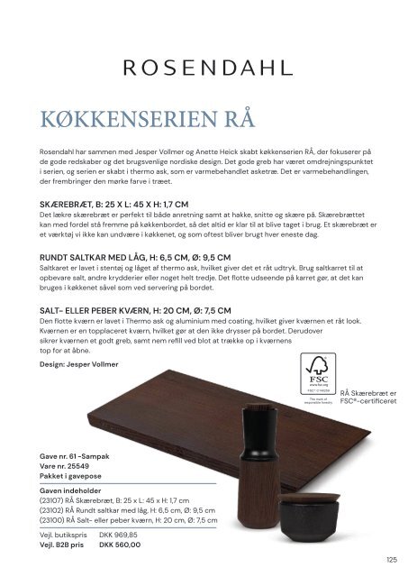 Rosendahl B2B_Gavekatalog_2022_DK