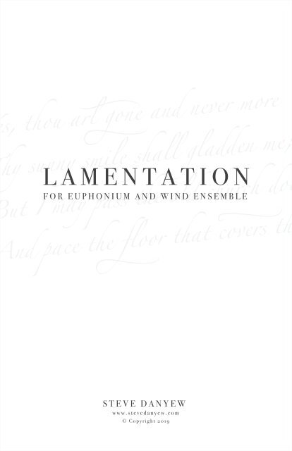 Lamentation Score COMPLETE