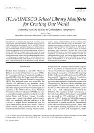 IFLA/UNESCO School Library Manifesto for Creating One World - Libri
