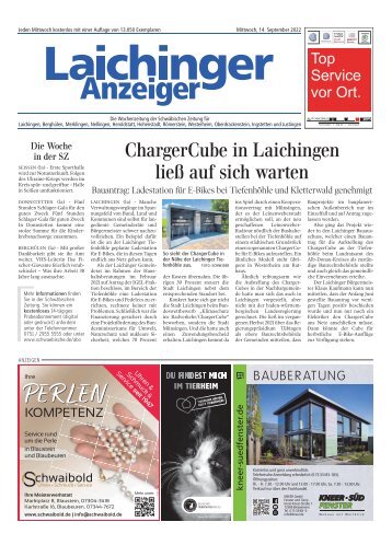 Laichinger Anzeiger 14.09.2022