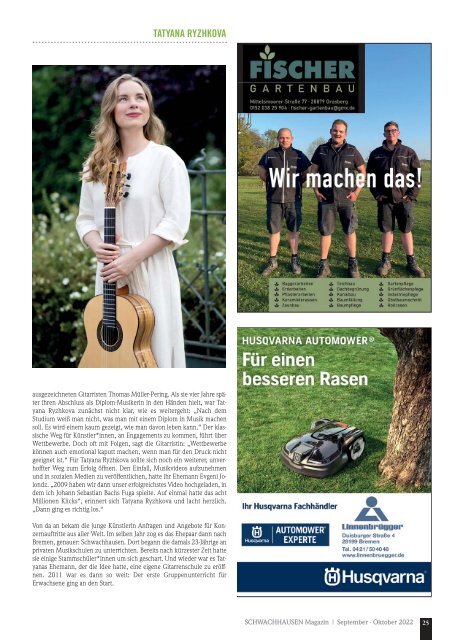 SCHWACHHAUSEN Magazin | September - Oktober 2022