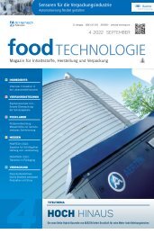 food TECHNOLOGIE 4/2022