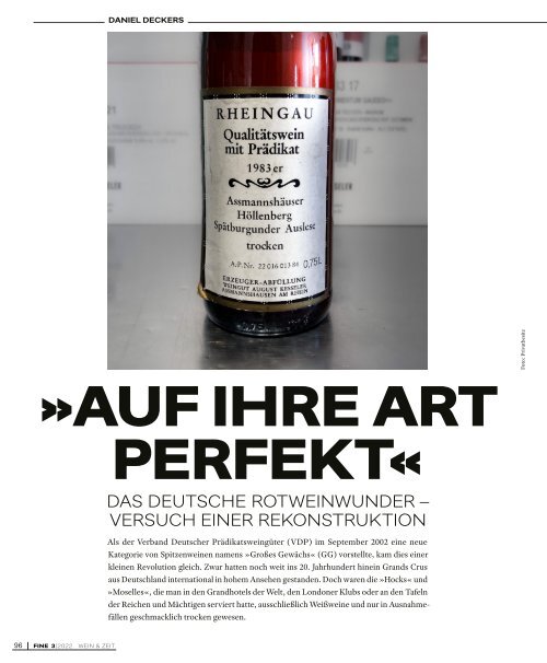 FINE - Das Weinmagazin - 58. Ausgabe - 03/2022