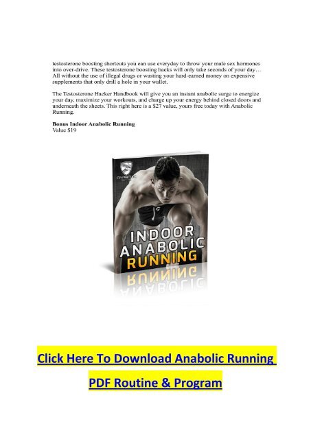 Anabolic Running PDF Manual Download & Joe LoGalbo's online workout guide