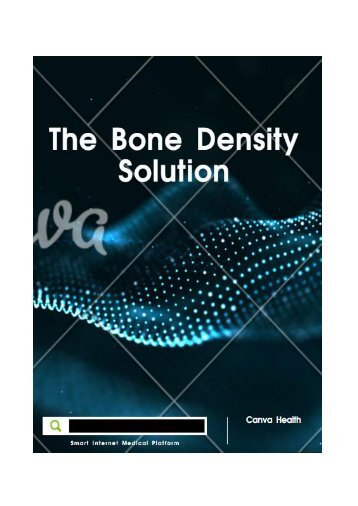 The Bone Density Solution PDF Manual Download & Shelly Manning's Bone Density Guide