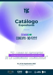 Catálogo CONEXPO Córdoba 2022