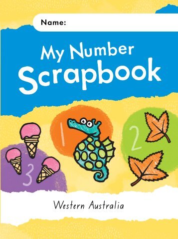 My Number Scrapbook WA sample/look inside 