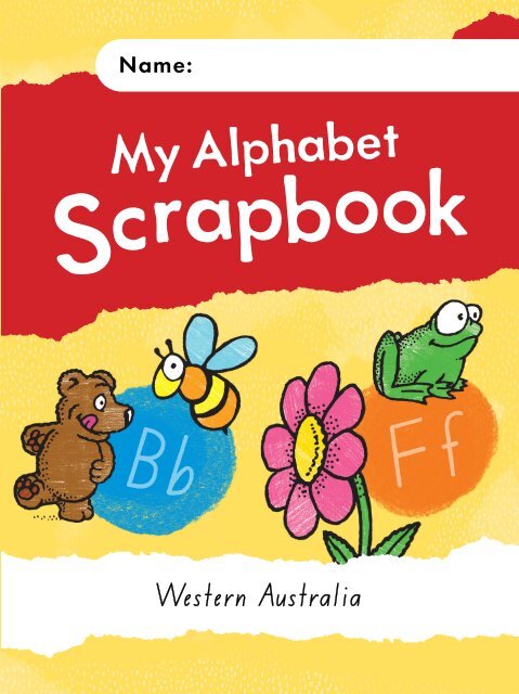 My Alphabet Scrapbook WA sample/look inside 
