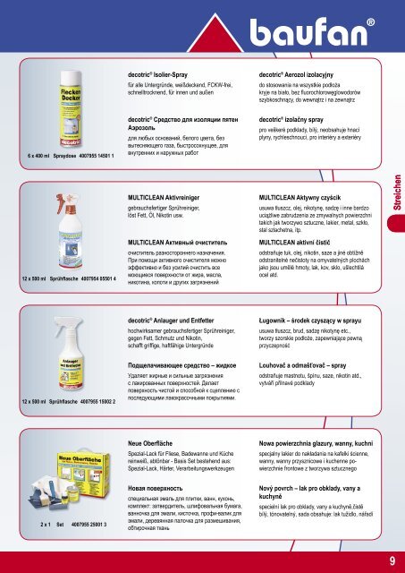 Reinigungs- und Spezialprodukte 28 - bb-baumarkt