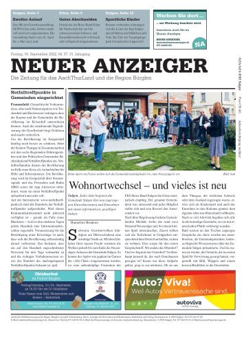 Neuer Anzeiger 16. September 2022