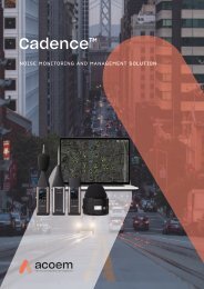 Acoem Cadence & ACT-400 brochure