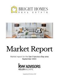 BHRE Market report for the San Francisco Bay area September 2022