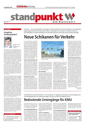 Standpunkt 546, 16. September 2022