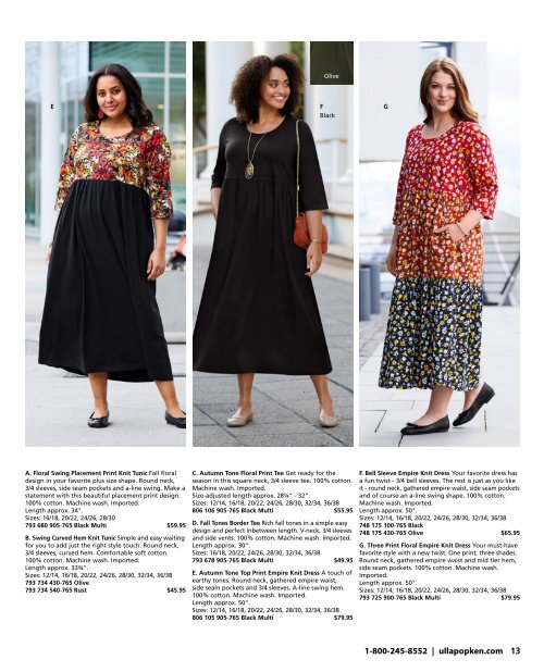 Ulla Popken September Catalog