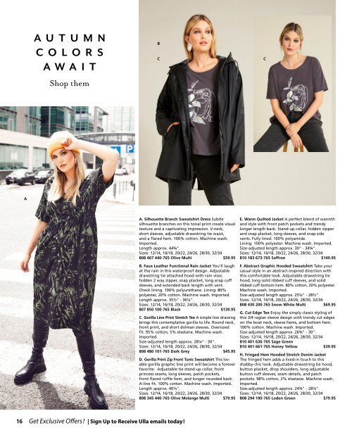 Ulla Popken September Catalog