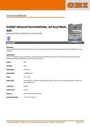 CLASSIC Universal Vorstreichfarbe, auf Acryl-Basis, matt