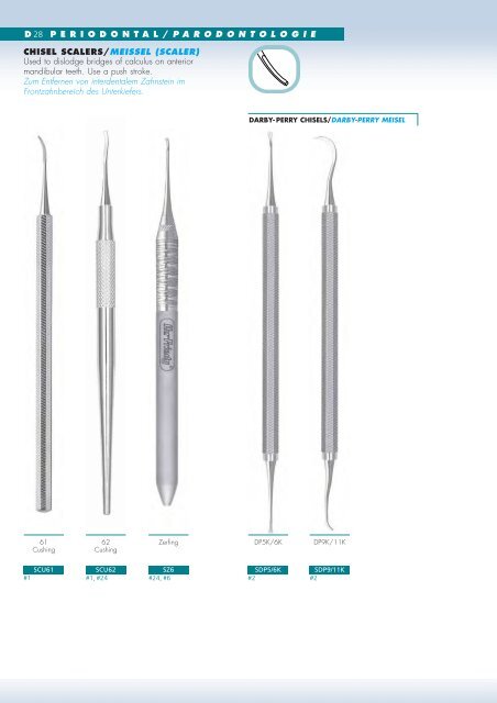 Sickle Scaler/Sichel Scaler ... - Janouch Dental