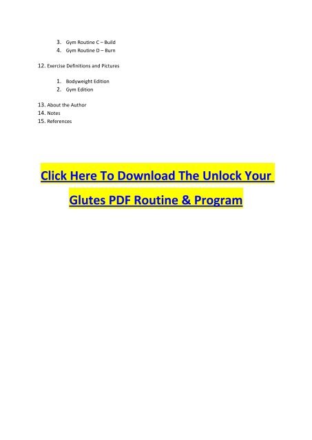 Unlock Your Glutes PDF Manual Download & Brian Klepacki's Unlock Your Glutes Guide