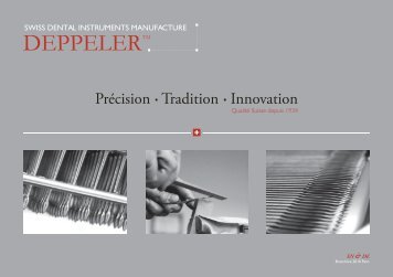 Précision Tradition Innovation - Deppeler