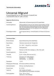 Universal Allgrund - Jansen