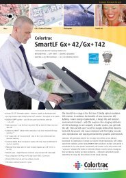 Colortrac SmartLF Gx+ 42/Gx+ T42 - Document Management