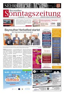2022-09-18 Bayreuther Sonntagszeitung
