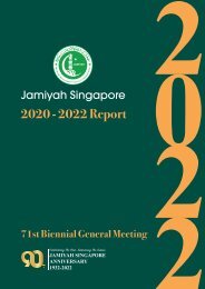Jamiyah Singapore 2020 - 2022 Biennial General Report