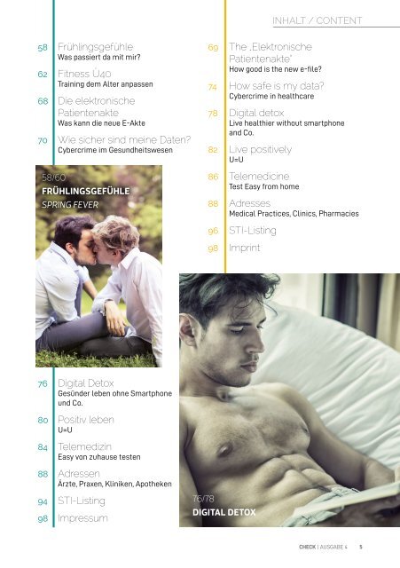 CHECK Magazin - Gesundheitsmagazin für Männer No.4