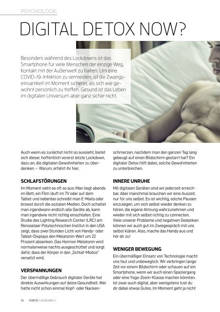 CHECK Magazin - Gesundheitsmagazin für Männer No.4