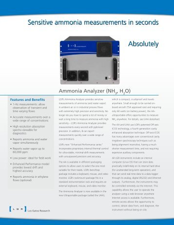 ABB LGR-ICOS Enhanced performance rackmount gas analyser GLA331 series