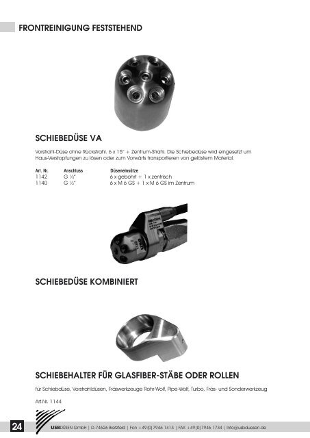 Produktüberblick - usb-düsen