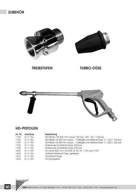 Produktüberblick - usb-düsen