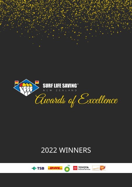 2022 WINNERS & RECIPIENTS Booklet - National Awards of Excellence