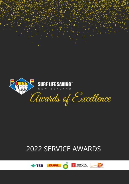 2022 SERVICE AWARDS Booklet - National Awards of Excellence