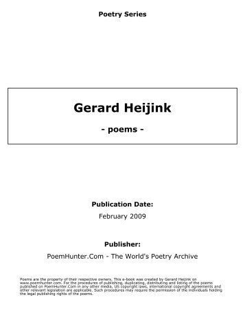 Gerard Heijink - poems - - PoemHunter.Com