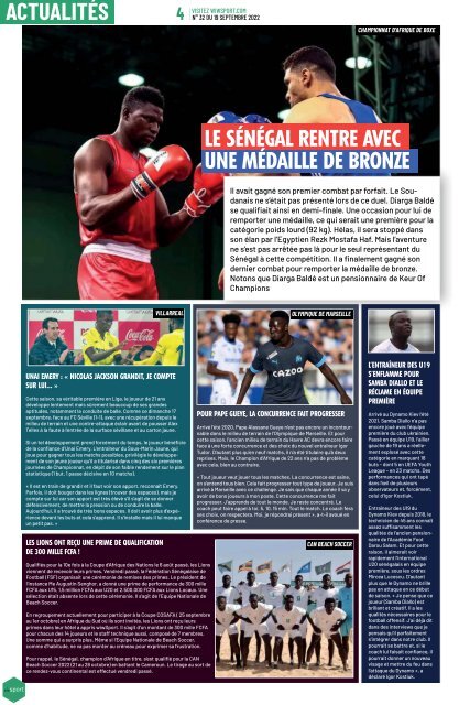 wiwsport n32 - 19 septembre 2022