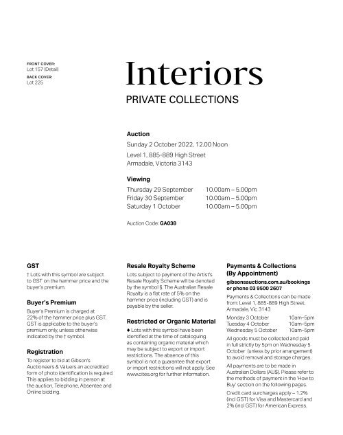 GA038 | Interiors | Private Collections