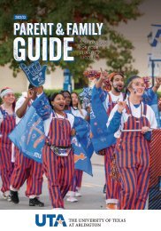 UTA Parent Orientation Guidebook 2022-23