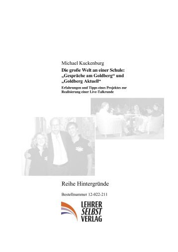 Gespräche am Goldberg - Lehrerselbstverlag