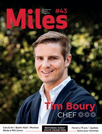 Miles #43 - TIM BOURY CHEF ***