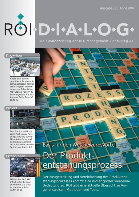 Der Produkt - ROI Management Consulting AG