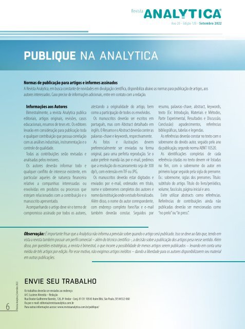 Revista Analytica Edição 120