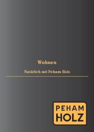 Wohnen - Natürlich mit Peham Holz 