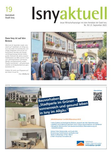 Isny Aktuell 21.09.2022