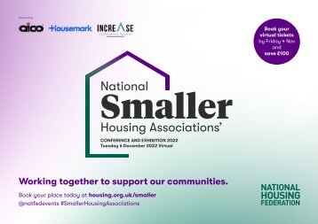 National Smaller Housing Associations' Conference and Exhibition brochure