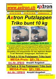 Sonderangebot Putzlappen ab SFr.13.27 pro 10 Kg